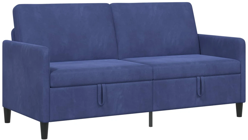 Sofa su saugojimo vieta 3 vietos Policijos mėlyna