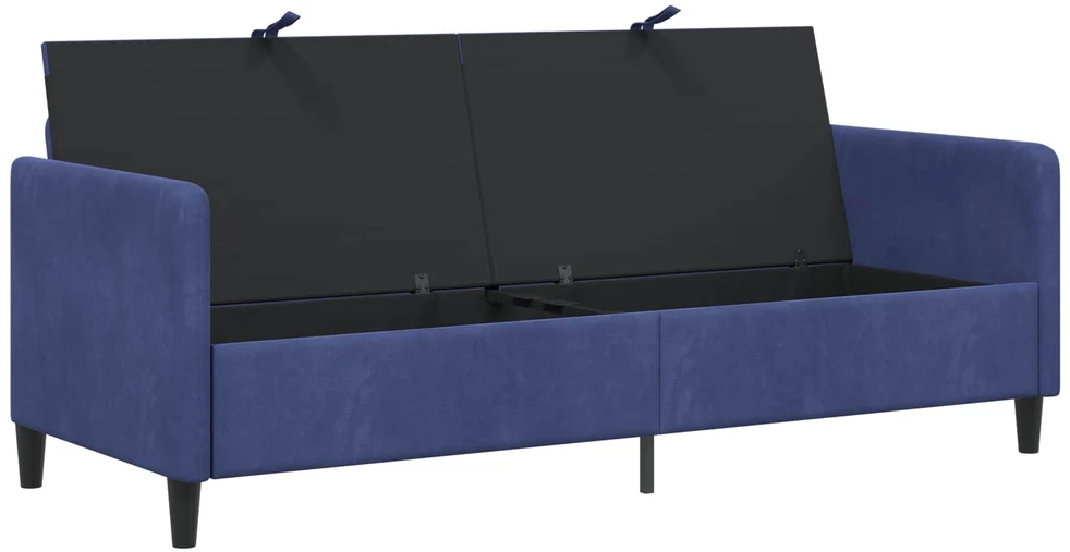 Sofa su saugojimo vieta Policijos mėlyna 192 x 78 x 87 cm