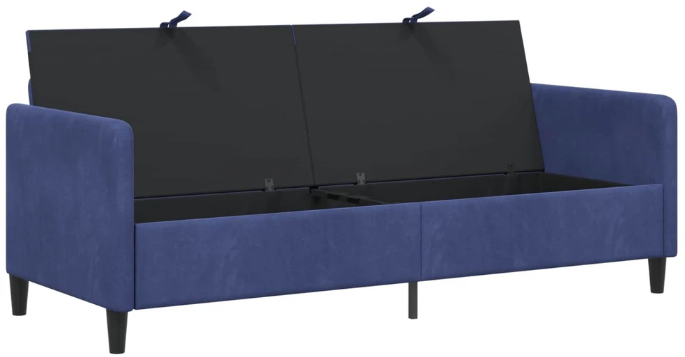 Sofa su saugojimo vieta Policijos mėlyna 192 x 78 x 87 cm