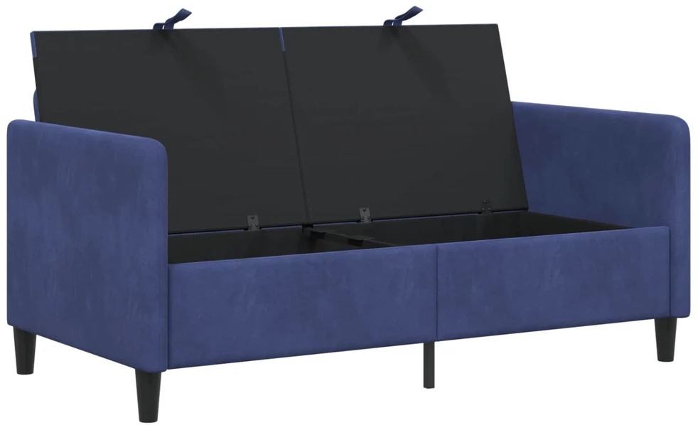 Sofa su saugojimo vieta Policijos mėlyna 152 x 78 x 87 cm