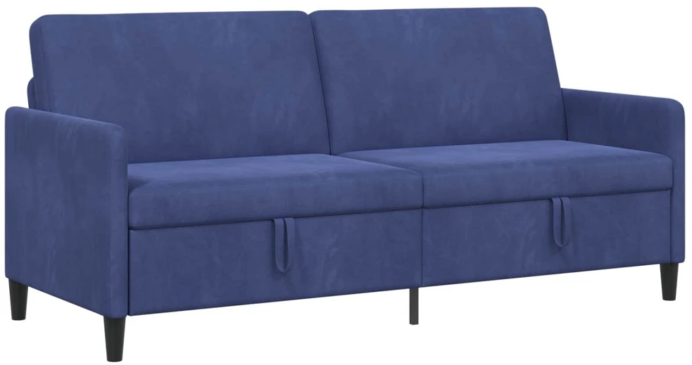 Sofa su saugojimo vieta Policijos mėlyna 192 x 78 x 87 cm