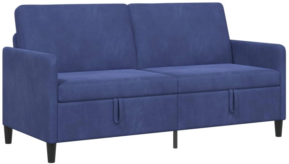 Sofa su saugojimo vieta Policijos mėlyna 172 x 78 x 87 cm
