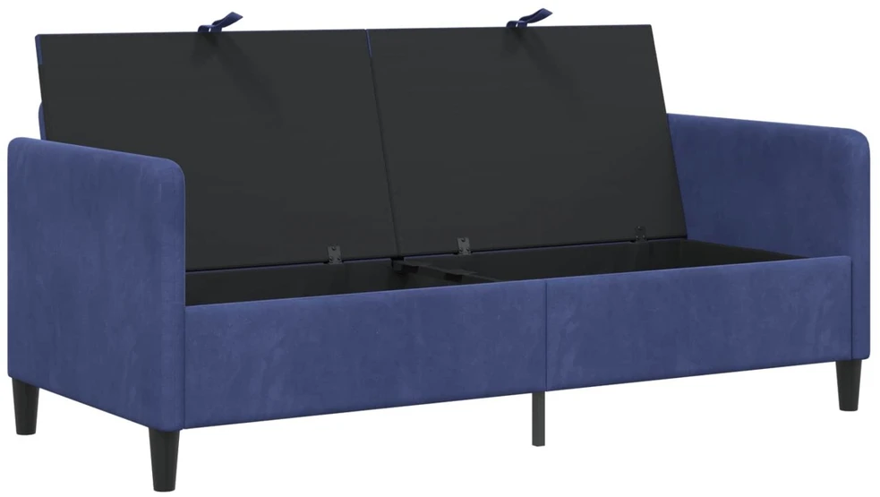 Sofa su saugojimo vieta Policijos mėlyna 172 x 78 x 87 cm