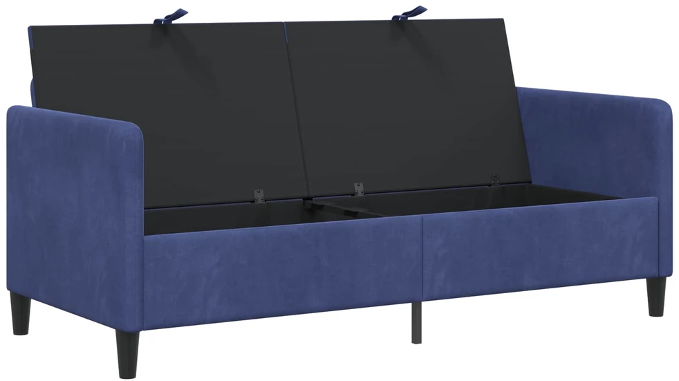 Sofa su saugojimo vieta 3 vietos Policijos mėlyna