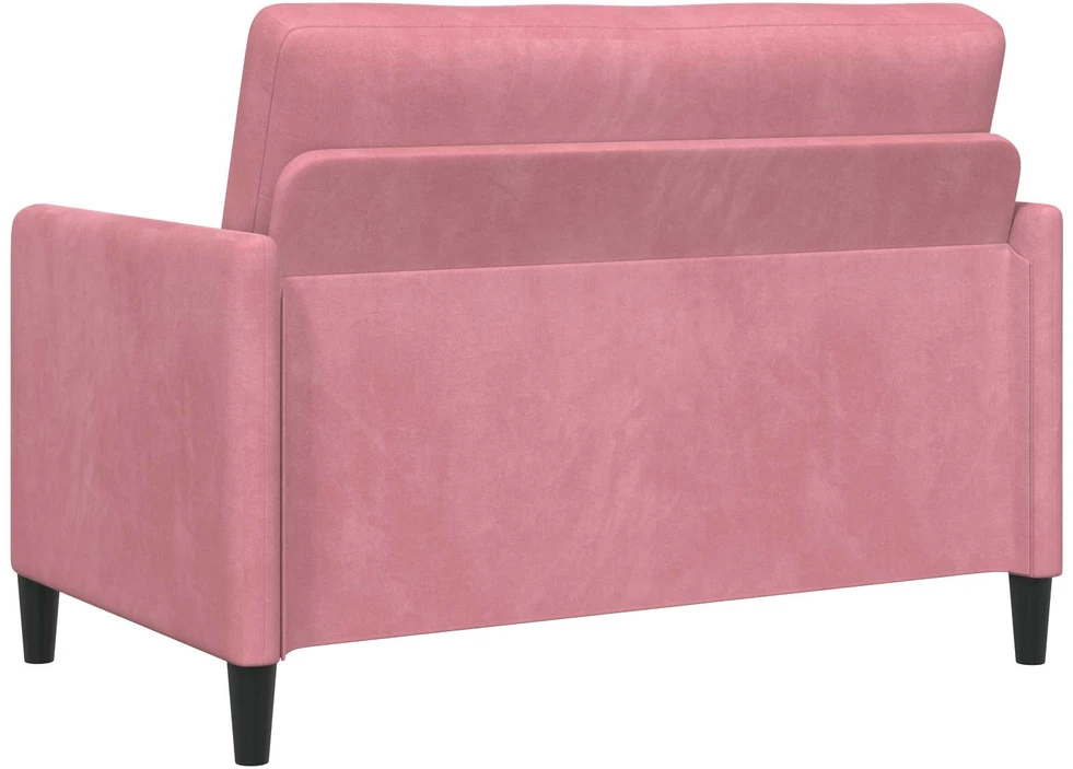 Sofa su saugojimo vieta Rožinė 122 x 78 x 87 cm Poliesteris
