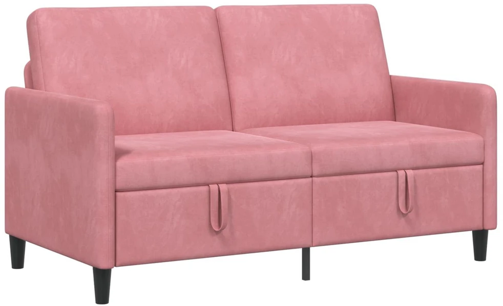 Sofa su saugojimo vieta Rožinė 152 x 78 x 87 cm Poliesteris