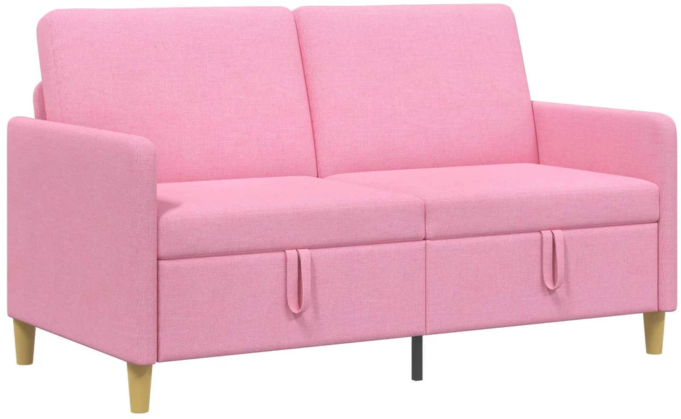 Sofa su saugojimo vieta Rožinė 152 x 78 x 87 cm Poliesteris