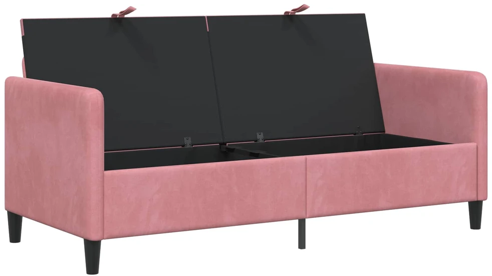 Sofa su saugojimo vieta Rožinė 172 x 78 x 87 cm Poliesteris