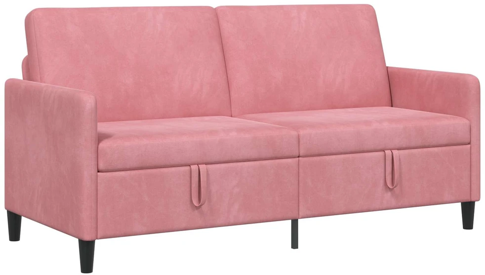 Sofa su saugojimo vieta Rožinė 172 x 78 x 87 cm Poliesteris
