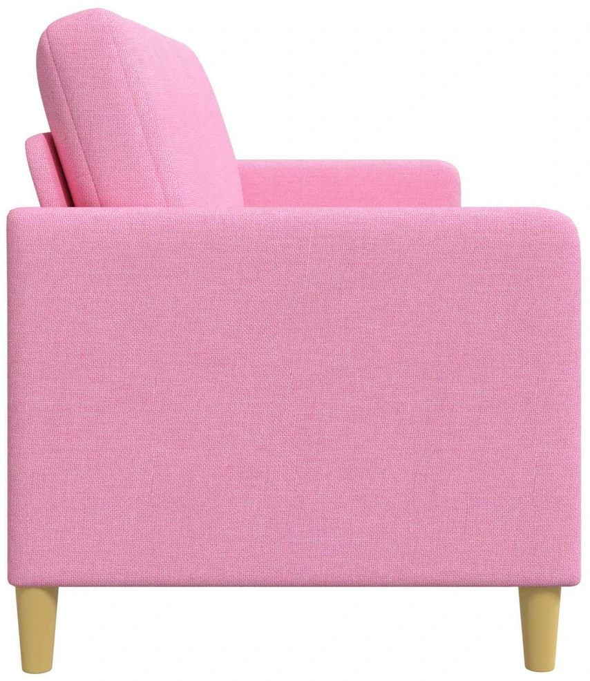 Sofa su saugojimo vieta Rožinė 192 x 78 x 87 cm Poliesteris