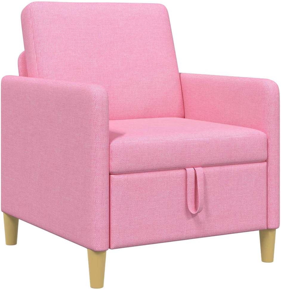 Sofa su saugojimo vieta Rožinė 72 x 78 x 87 cm Poliesteris