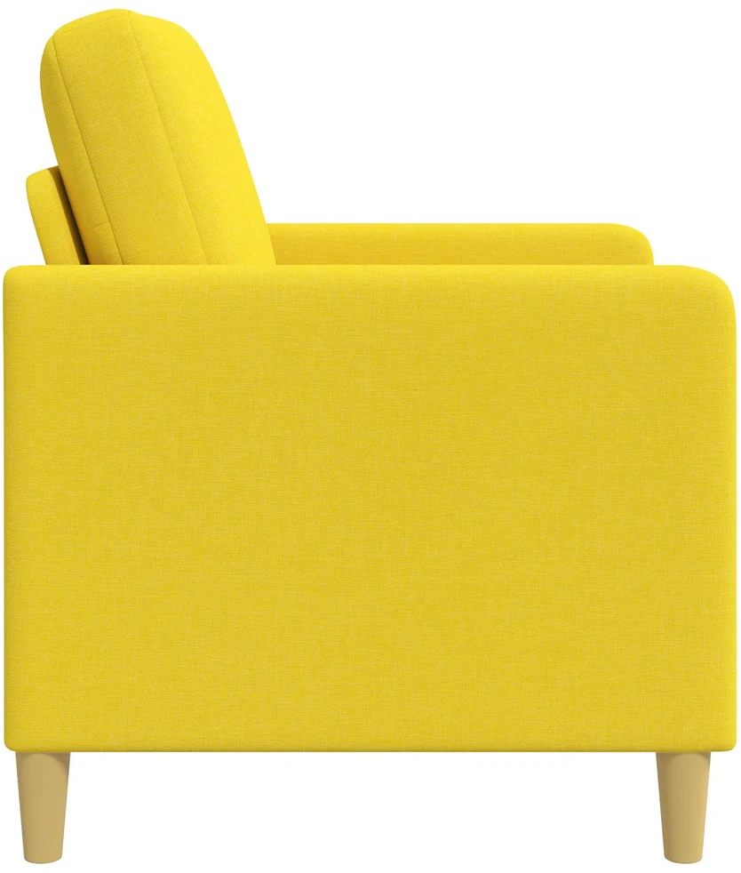 Sofa su saugojimo vieta Šviesi geltona 122 x 78 x 87 cm