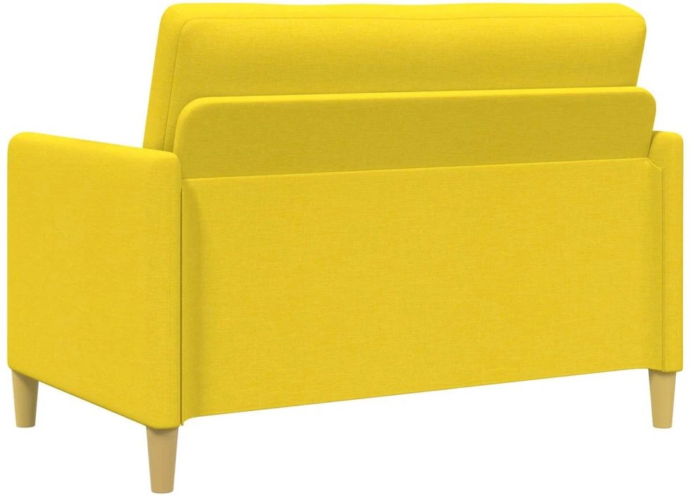 Sofa su saugojimo vieta Šviesi geltona 122 x 78 x 87 cm