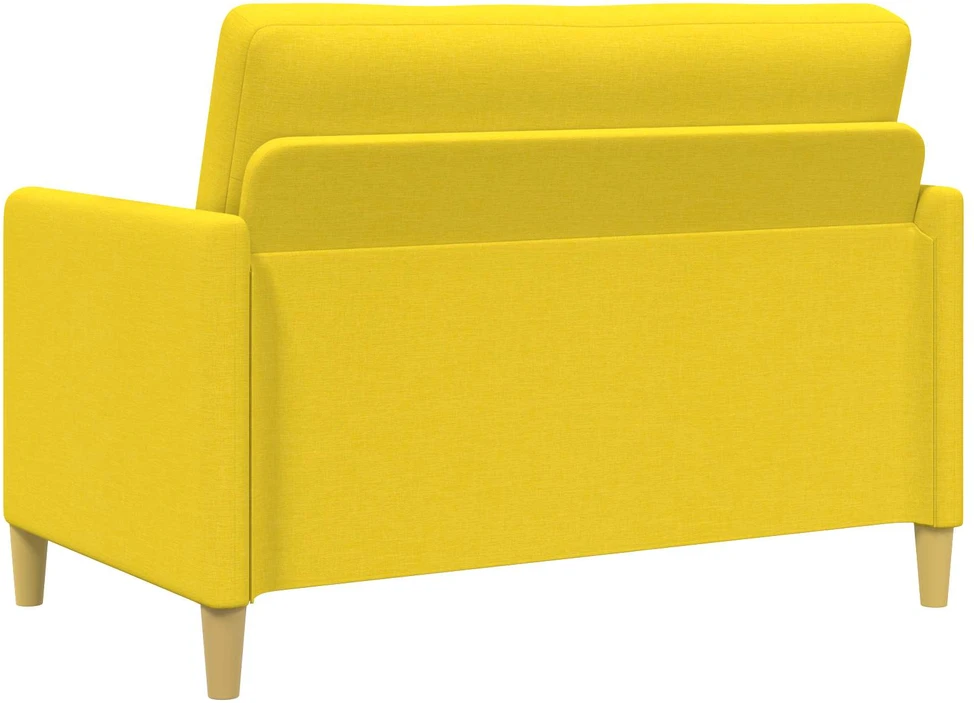 Sofa su saugojimo vieta Šviesi geltona 122 x 78 x 87 cm