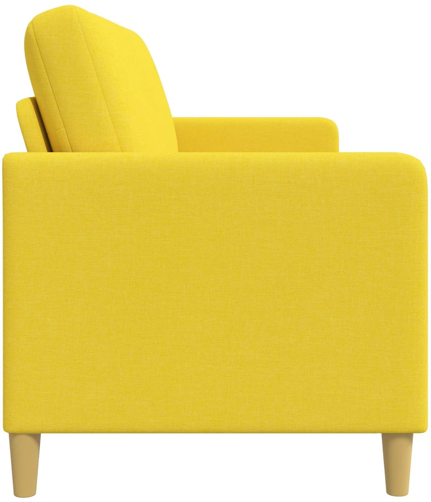Sofa su saugojimo vieta Šviesi geltona 152 x 78 x 87 cm
