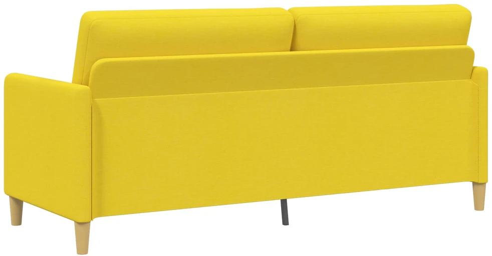 Sofa su saugojimo vieta Šviesi geltona 192 x 78 x 87 cm