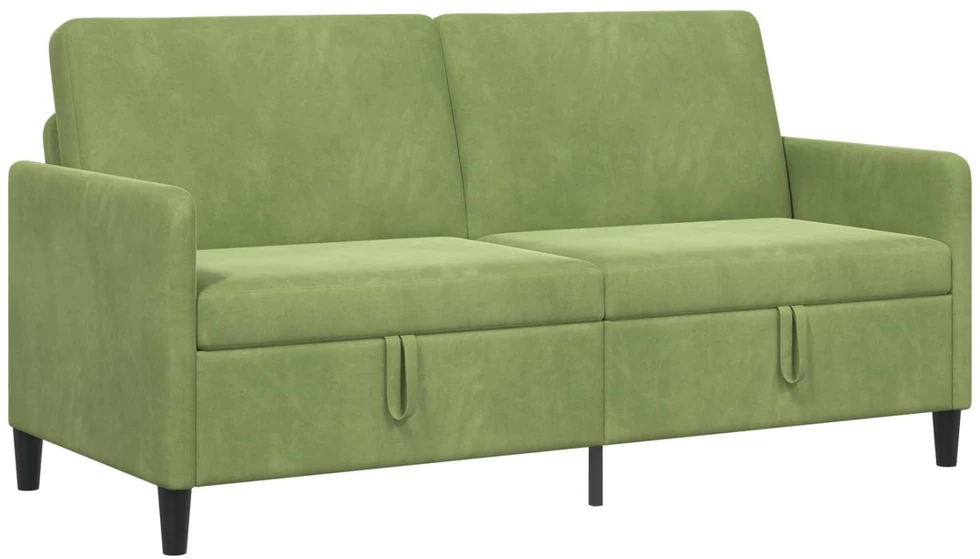 Sofa su saugojimo vieta Šviesiai žalia 172 x 78 x 87 cm