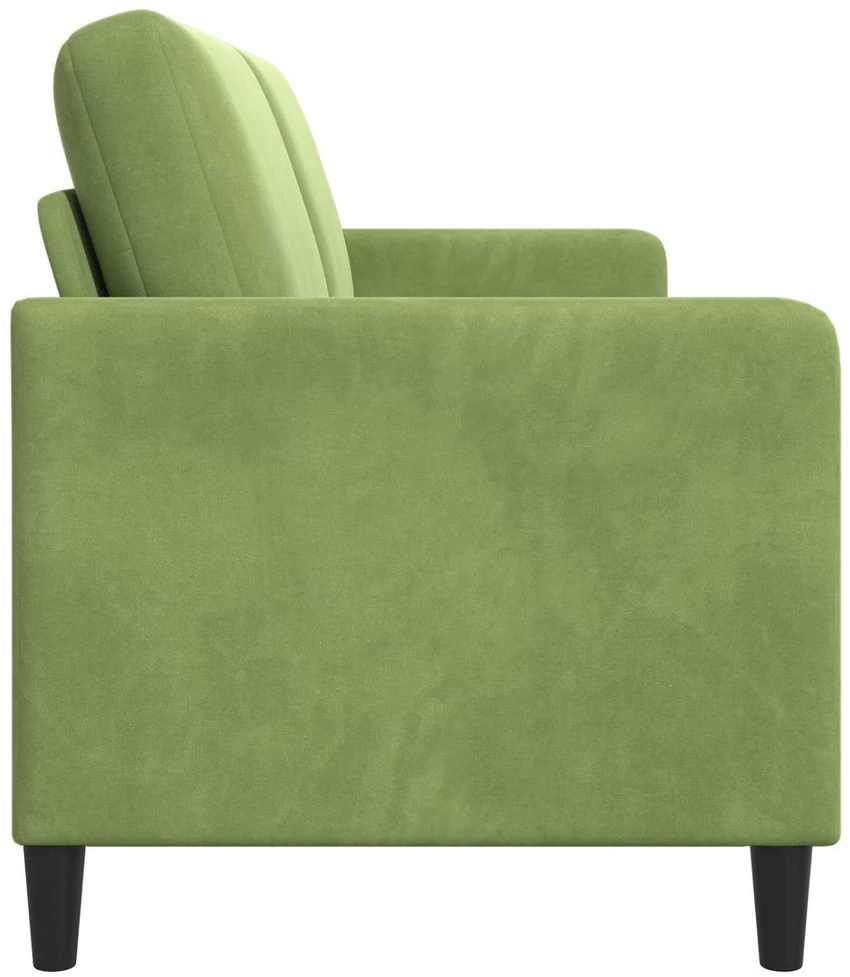 Sofa su saugojimo vieta Šviesiai žalia 192 x 78 x 87 cm
