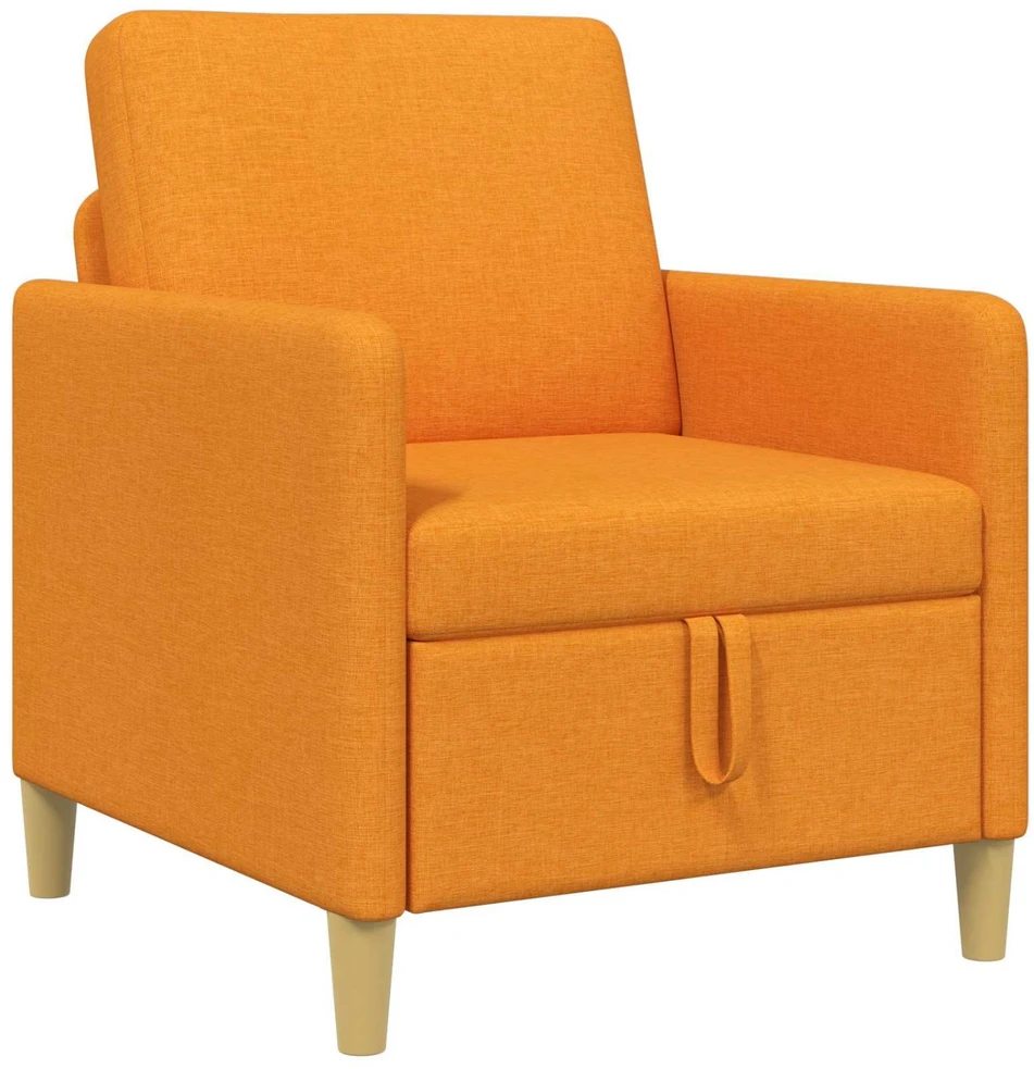 Sofa su saugojimo vieta Tamsiai geltona 72 x 78 x 87 cm