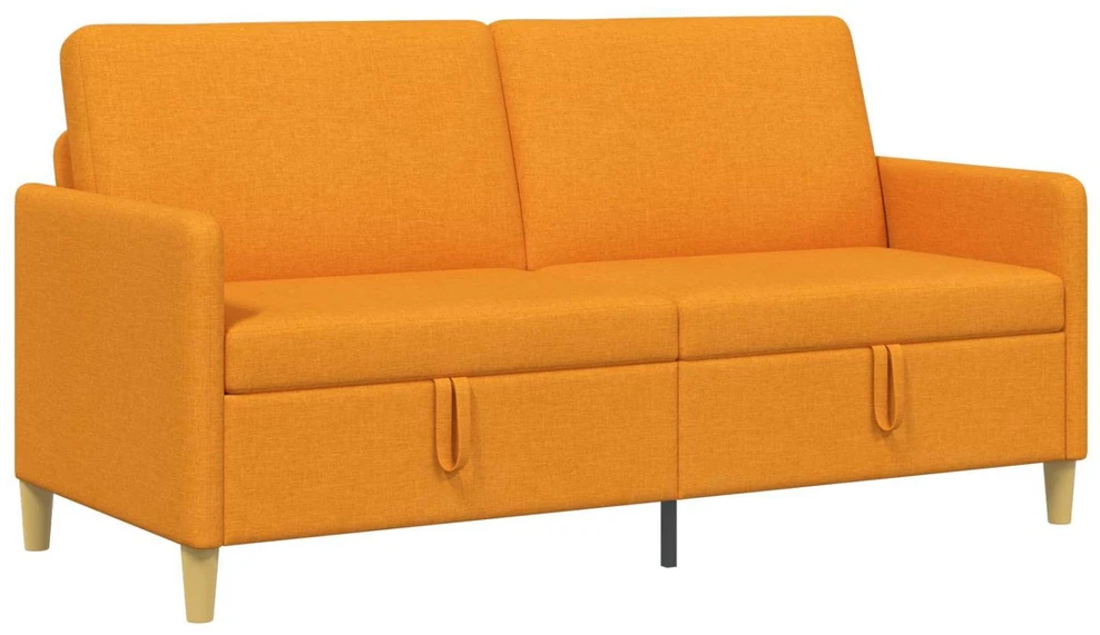 Sofa su saugojimo vieta Tamsiai geltona 172 x 78 x 87 cm