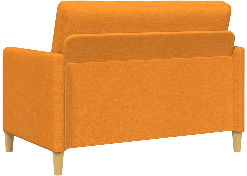 Sofa su saugojimo vieta Tamsiai geltona 122 x 78 x 87 cm