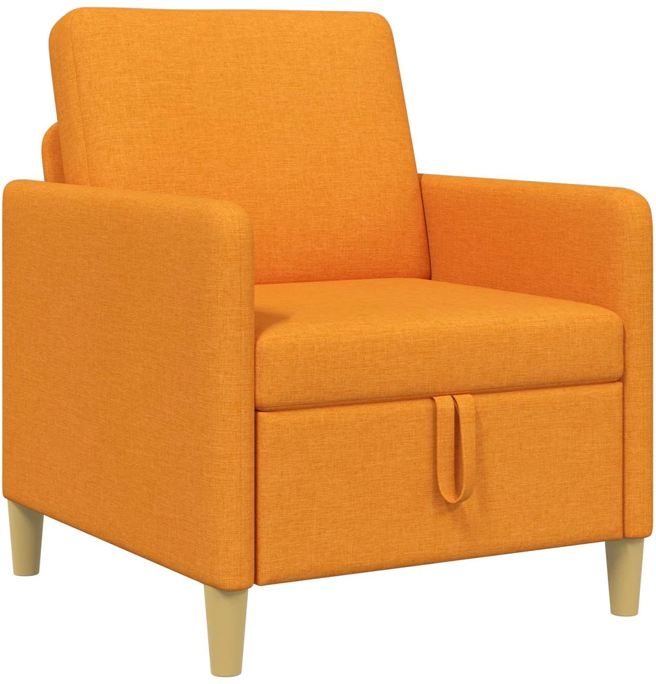 Sofa su saugojimo vieta Tamsiai geltona 72 x 78 x 87 cm