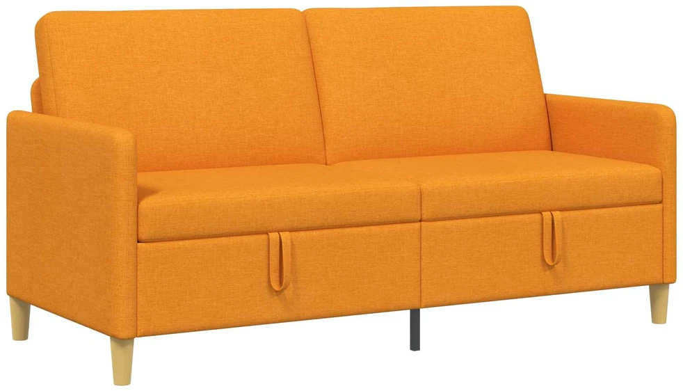 Sofa su saugojimo vieta Tamsiai geltona 172 x 78 x 87 cm