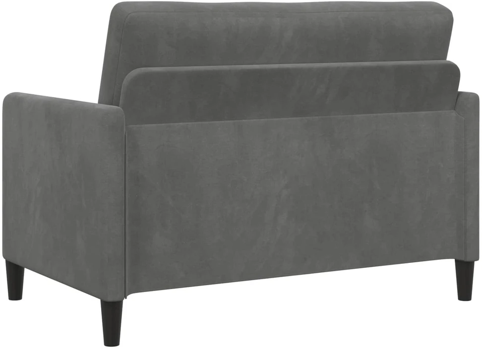 Sofa su saugojimo vieta Tamsiai pilka 122 x 78 x 87 cm