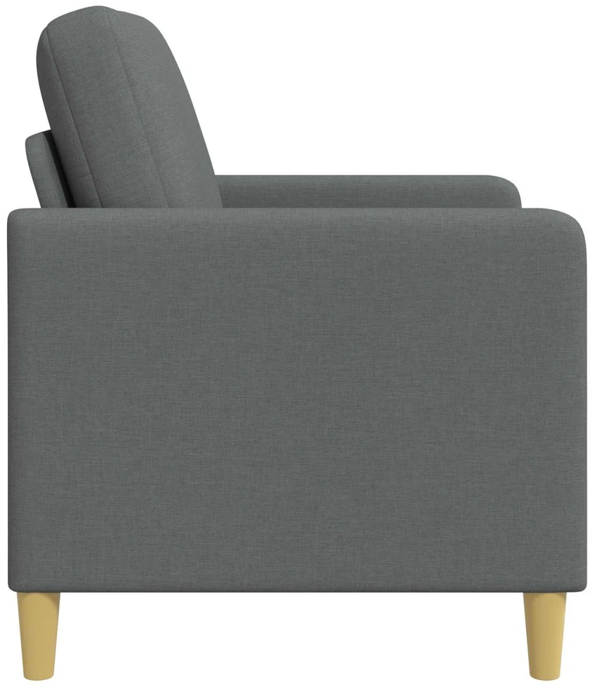 Sofa su saugojimo vieta Tamsiai pilka 122 x 78 x 87 cm
