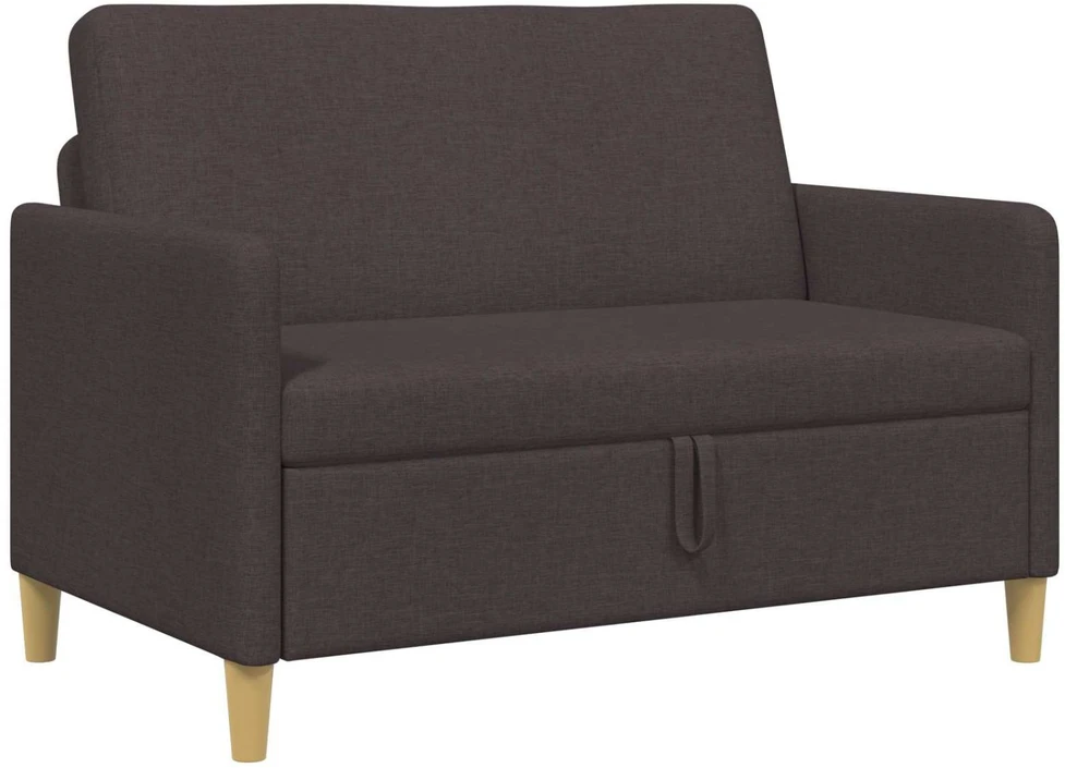 Sofa su saugojimo vieta Tamsiai rudas 122 x 78 x 87 cm