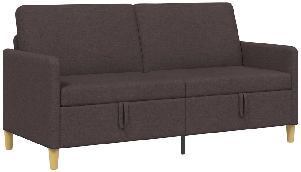 Sofa su saugojimo vieta Tamsiai rudas 172 x 78 x 87 cm