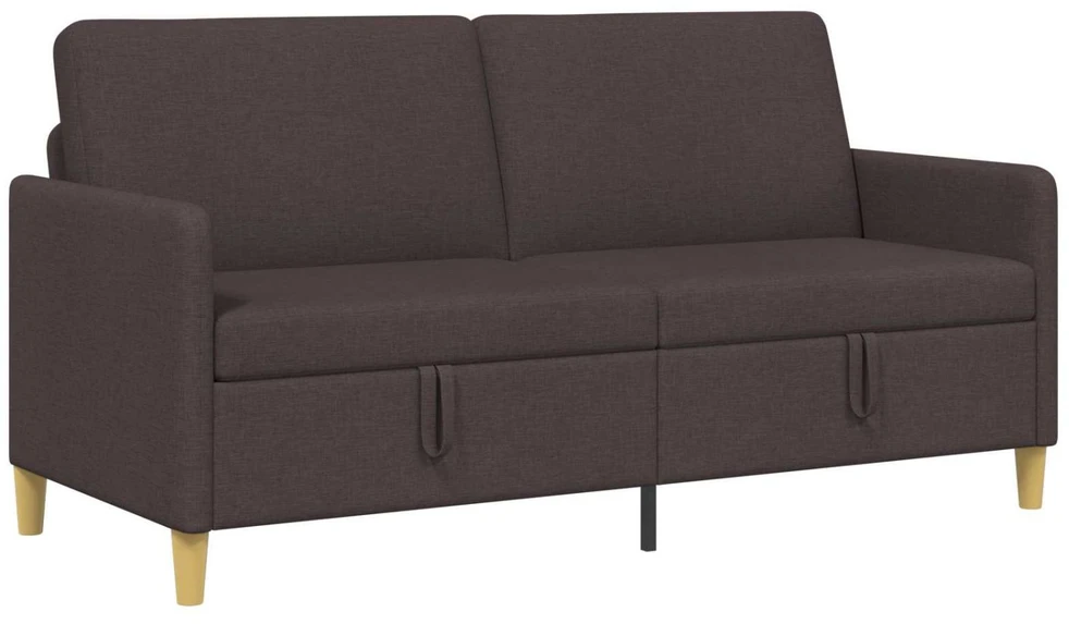 Sofa su saugojimo vieta Tamsiai rudas 172 x 78 x 87 cm