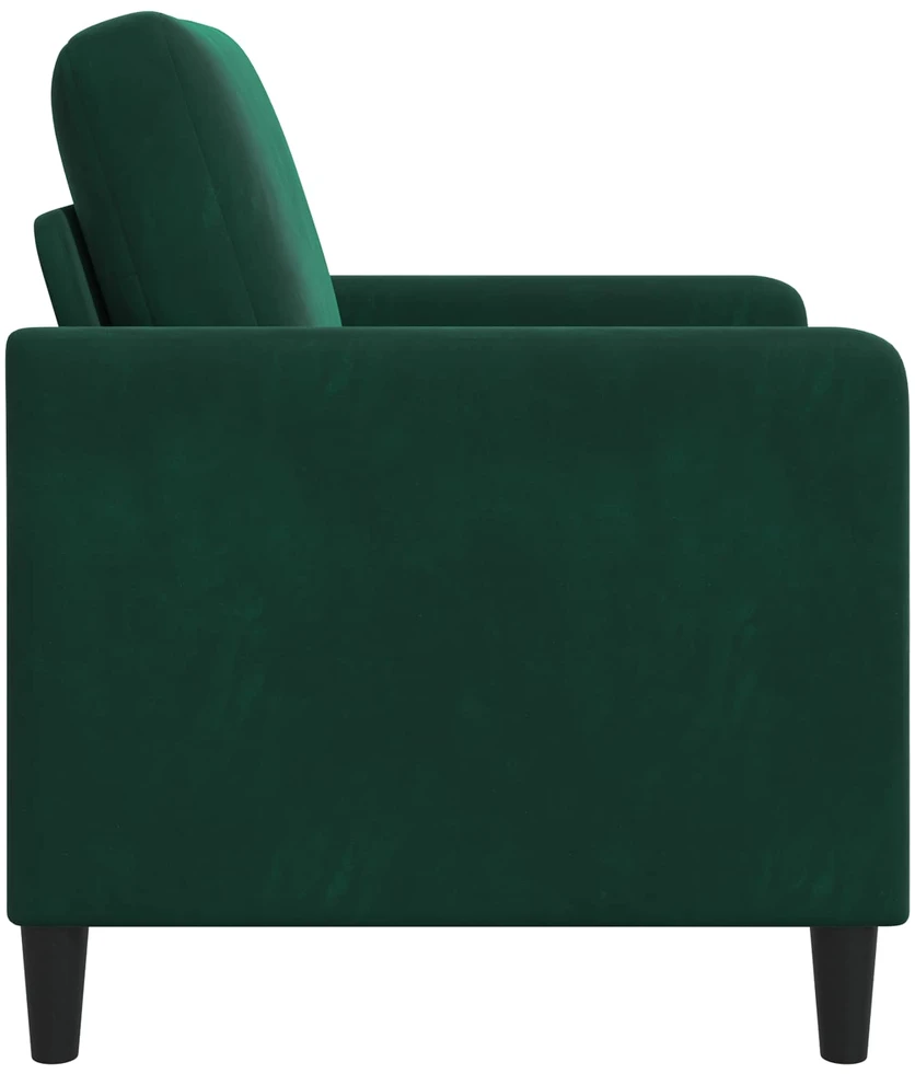 Sofa su saugojimo vieta Tamsiai žalia 122 x 78 x 87 cm