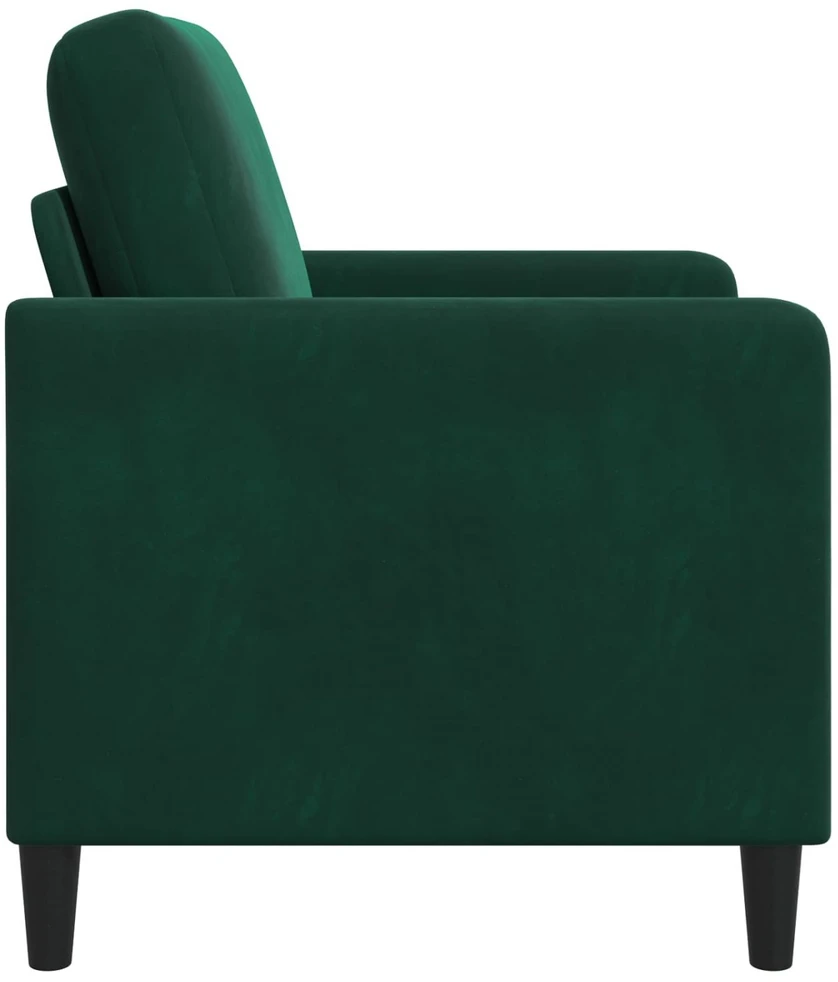 Sofa su saugojimo vieta Tamsiai žalia 72 x 78 x 87 cm