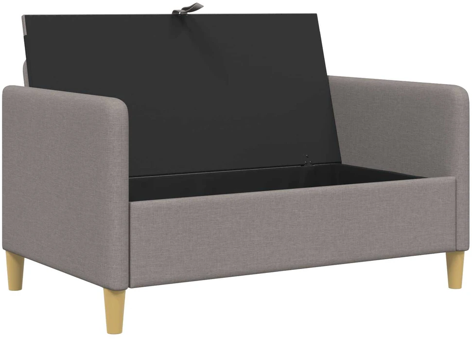 Sofa su saugojimo vieta Taupe 122 x 78 x 87 cm Poliesteris