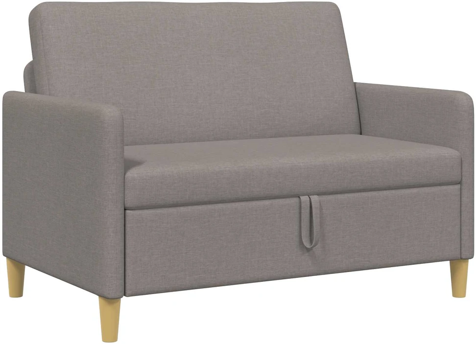 Sofa su saugojimo vieta Taupe 122 x 78 x 87 cm Poliesteris