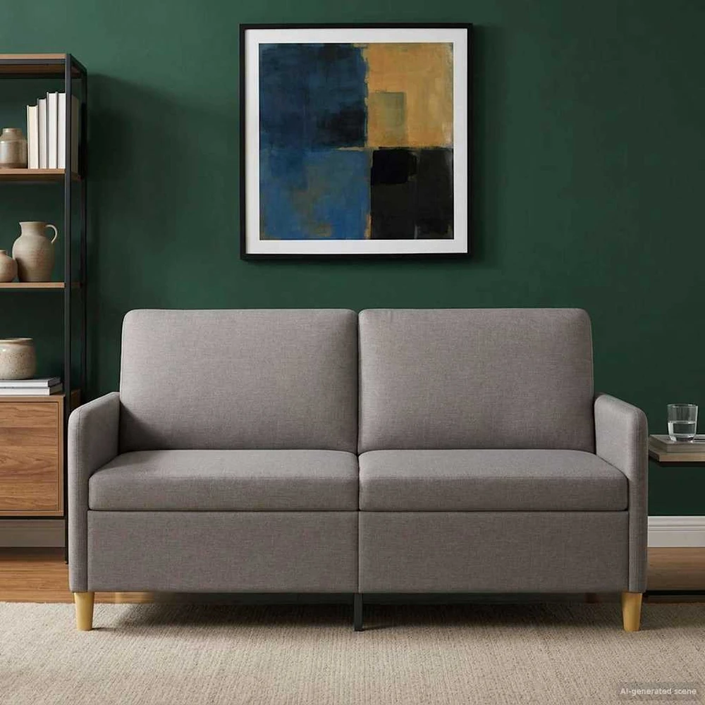Sofa su saugojimo vieta Taupe 172 x 78 x 87 cm Poliesteris