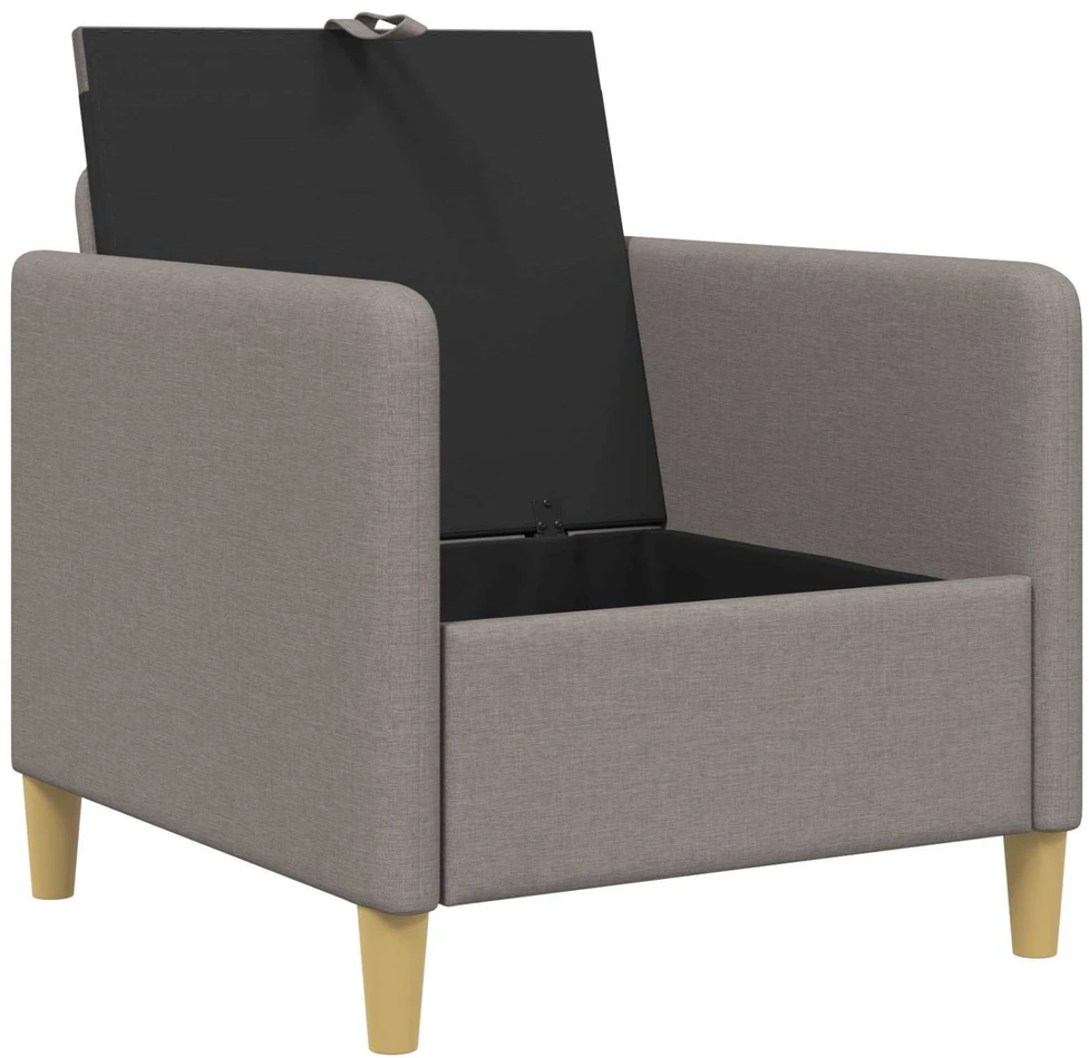 Sofa su saugojimo vieta Taupe 72 x 78 x 87 cm Poliesteris