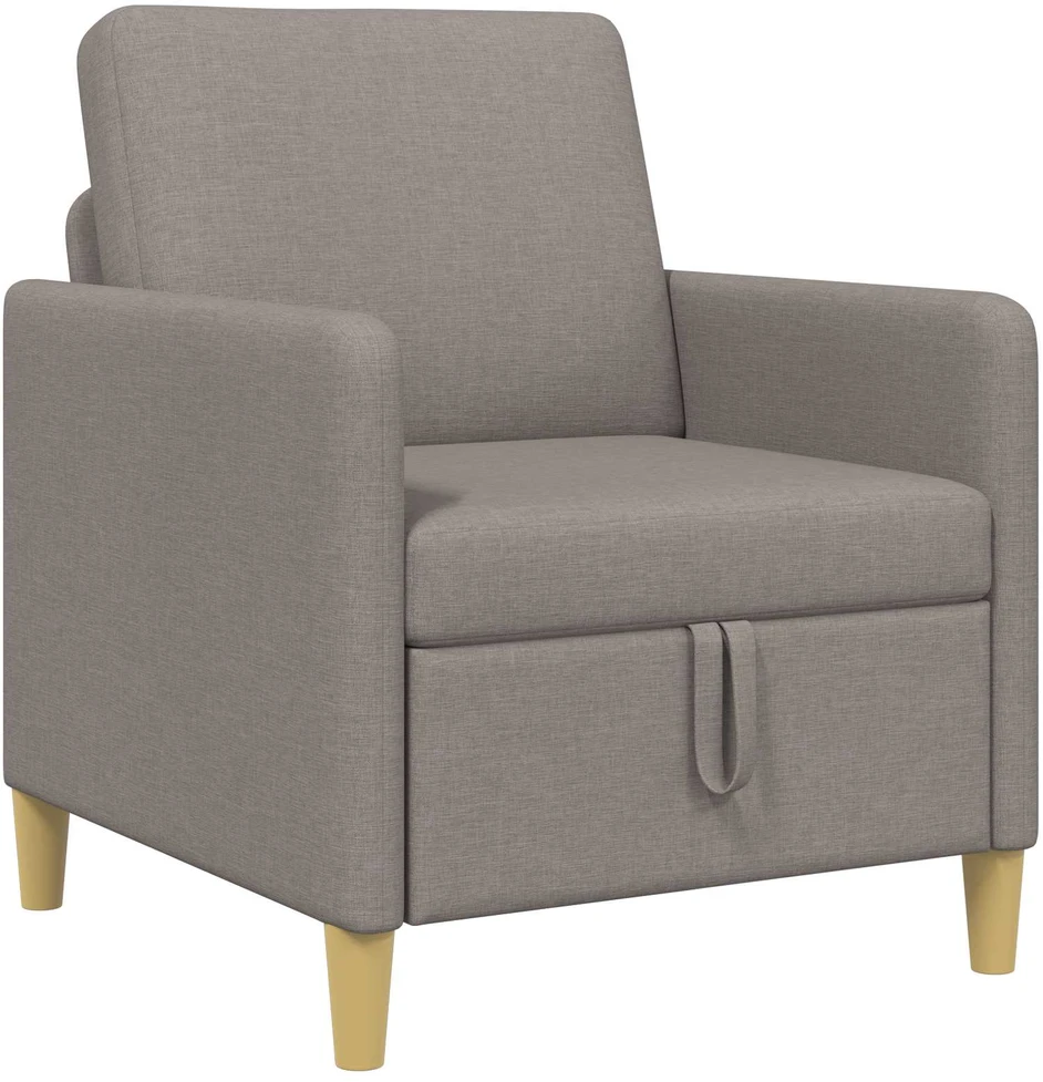 Sofa su saugojimo vieta Taupe 72 x 78 x 87 cm Poliesteris