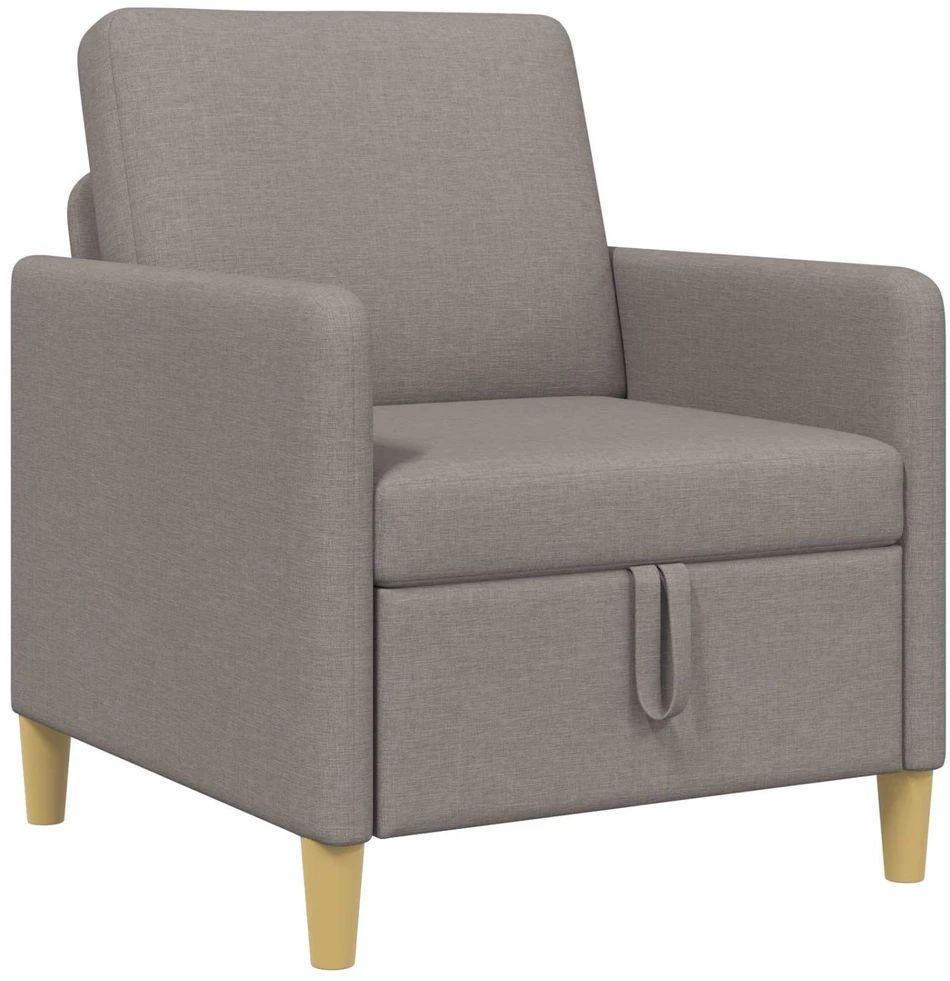Sofa su saugojimo vieta Taupe 72 x 78 x 87 cm Poliesteris