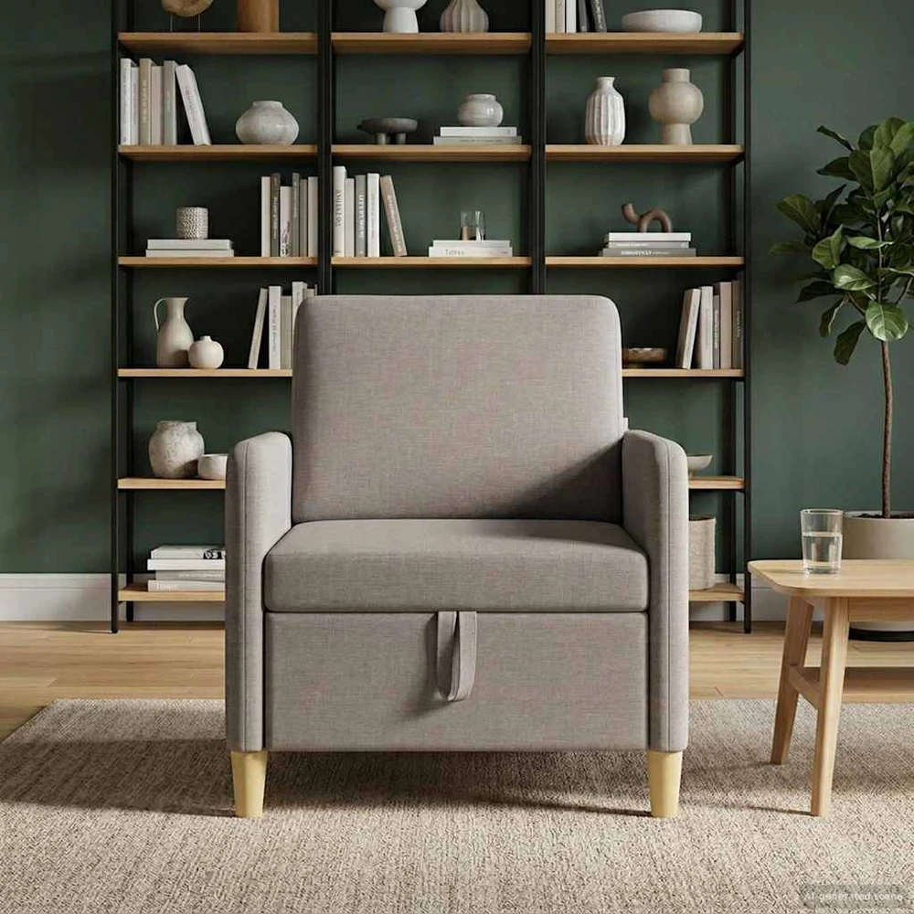Sofa su saugojimo vieta Taupe 72 x 78 x 87 cm Poliesteris