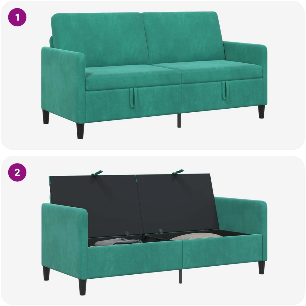 Sofa su saugojimo vieta Turkio 172 x 78 x 87 cm Poliesteris