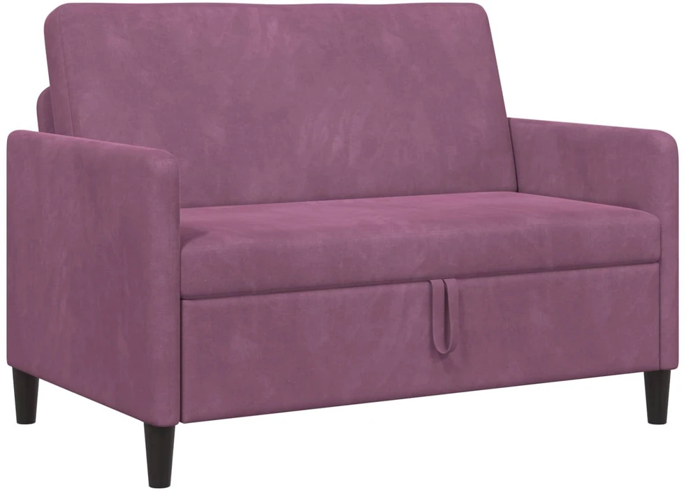 Sofa su saugojimo vieta Violetinė 122 x 78 x 87 cm Poliesteris