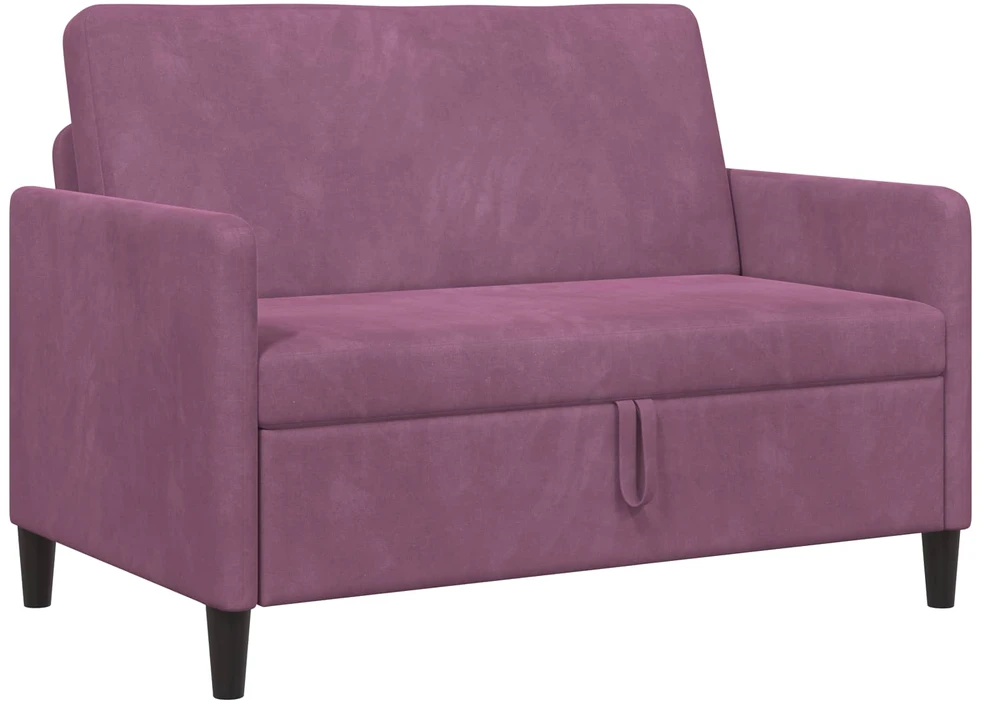 Sofa su saugojimo vieta Violetinė 122 x 78 x 87 cm Poliesteris