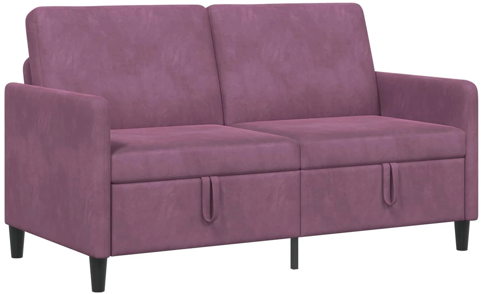 Sofa su saugojimo vieta Violetinė 152 x 78 x 87 cm Poliesteris