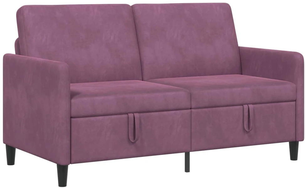 Sofa su saugojimo vieta Violetinė 152 x 78 x 87 cm Poliesteris