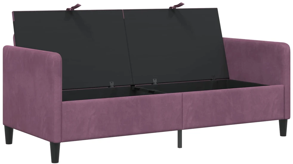 Sofa su saugojimo vieta Violetinė 172 x 78 x 87 cm Poliesteris