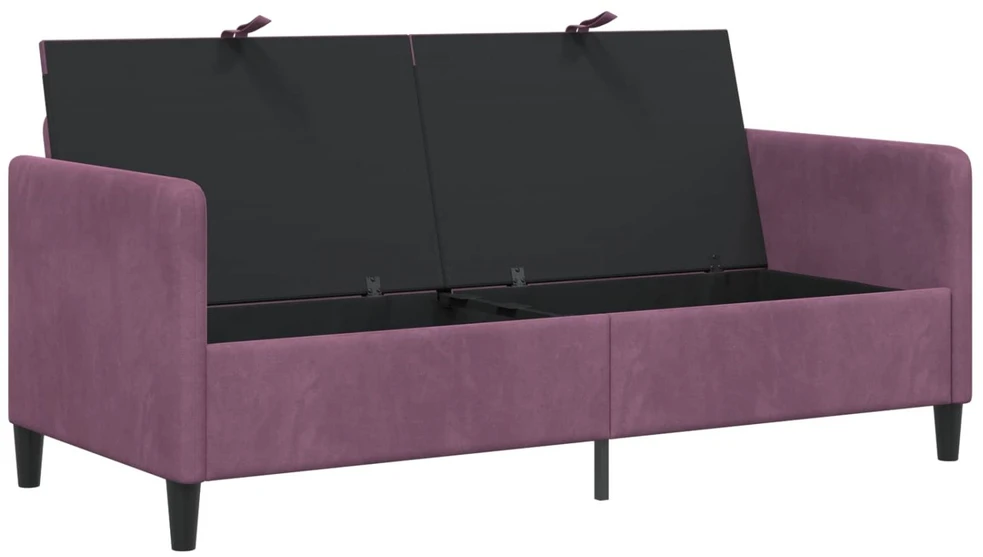 Sofa su saugojimo vieta Violetinė 172 x 78 x 87 cm Poliesteris