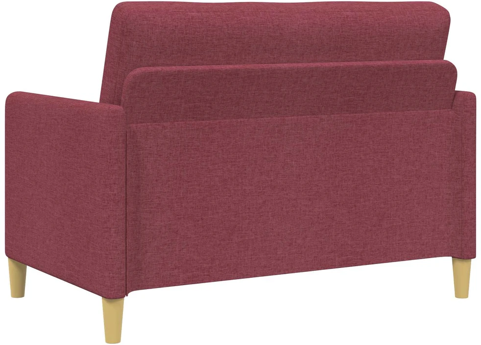 Sofa su saugojimo vieta Vyno raudona 122 x 78 x 87 cm