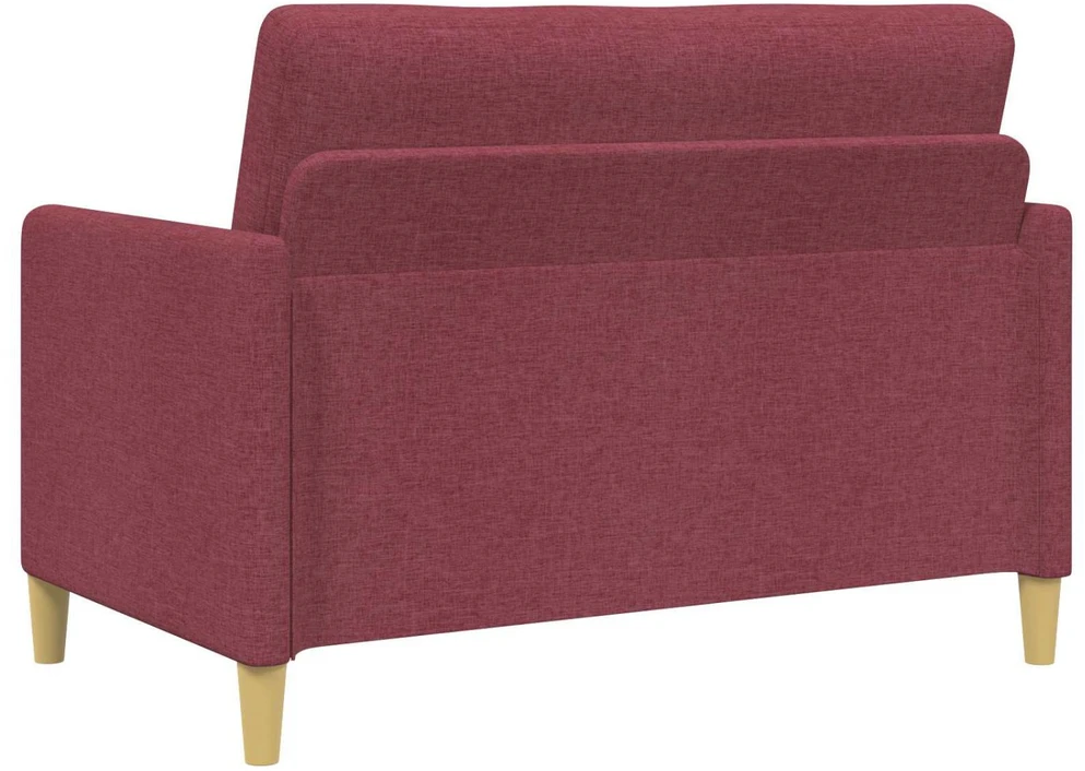 Sofa su saugojimo vieta Vyno raudona 122 x 78 x 87 cm
